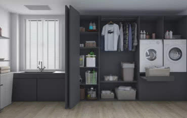 Jak ukryć pralkę i suszarkę? 